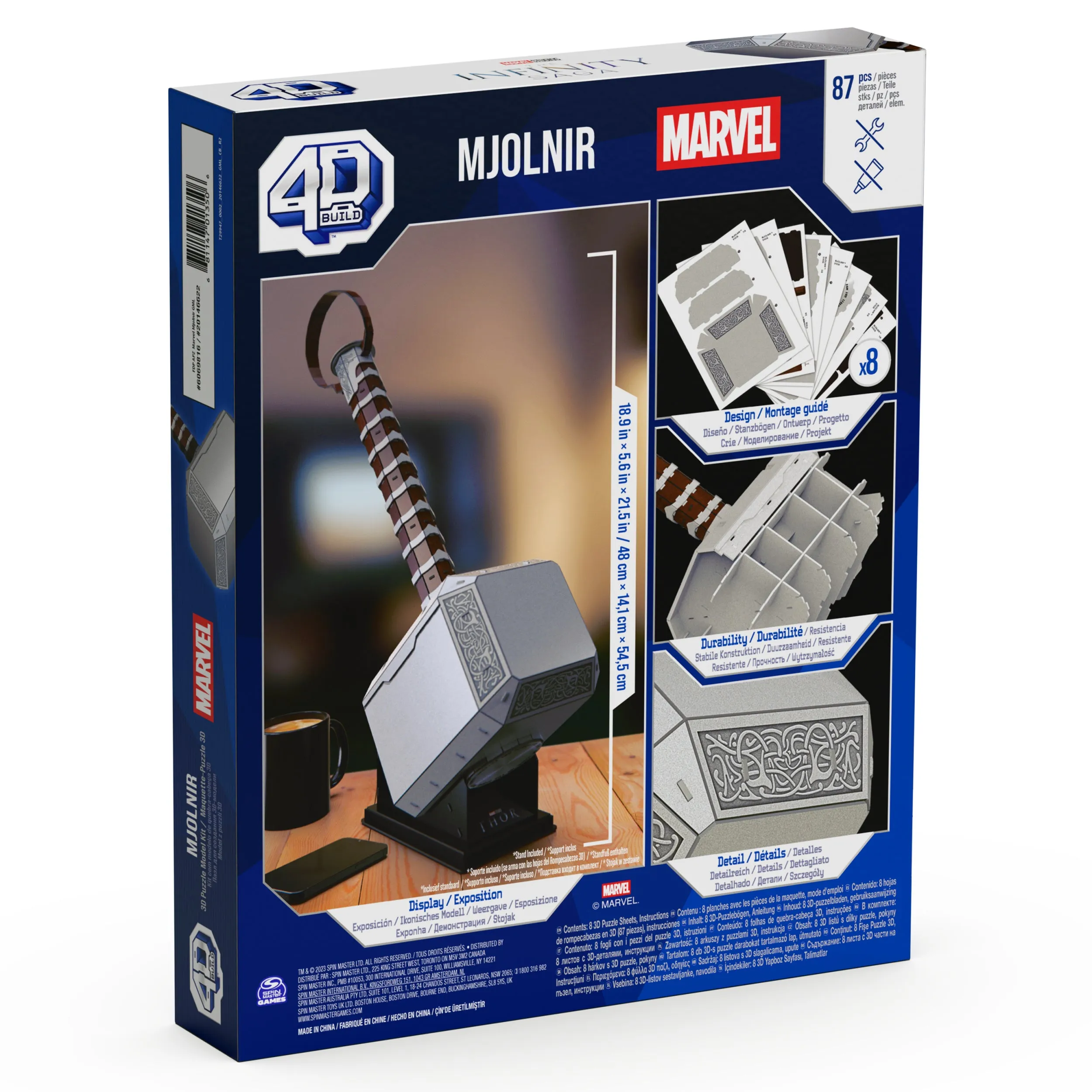 4D Puzzles Marvel: Thor's Hammer