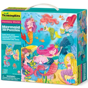 4M Thinking Kits Fantasy World Mermaid 3D Puzzles