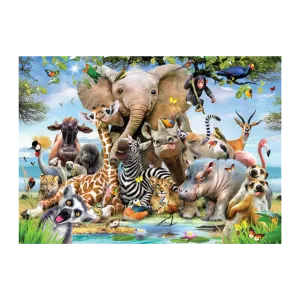 Africa Selfie 1000 Piece Puzzle