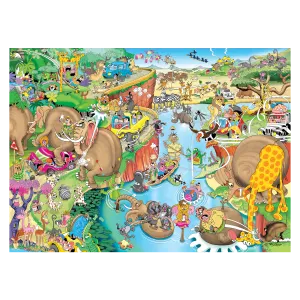 African Safari 1500 Piece Puzzle