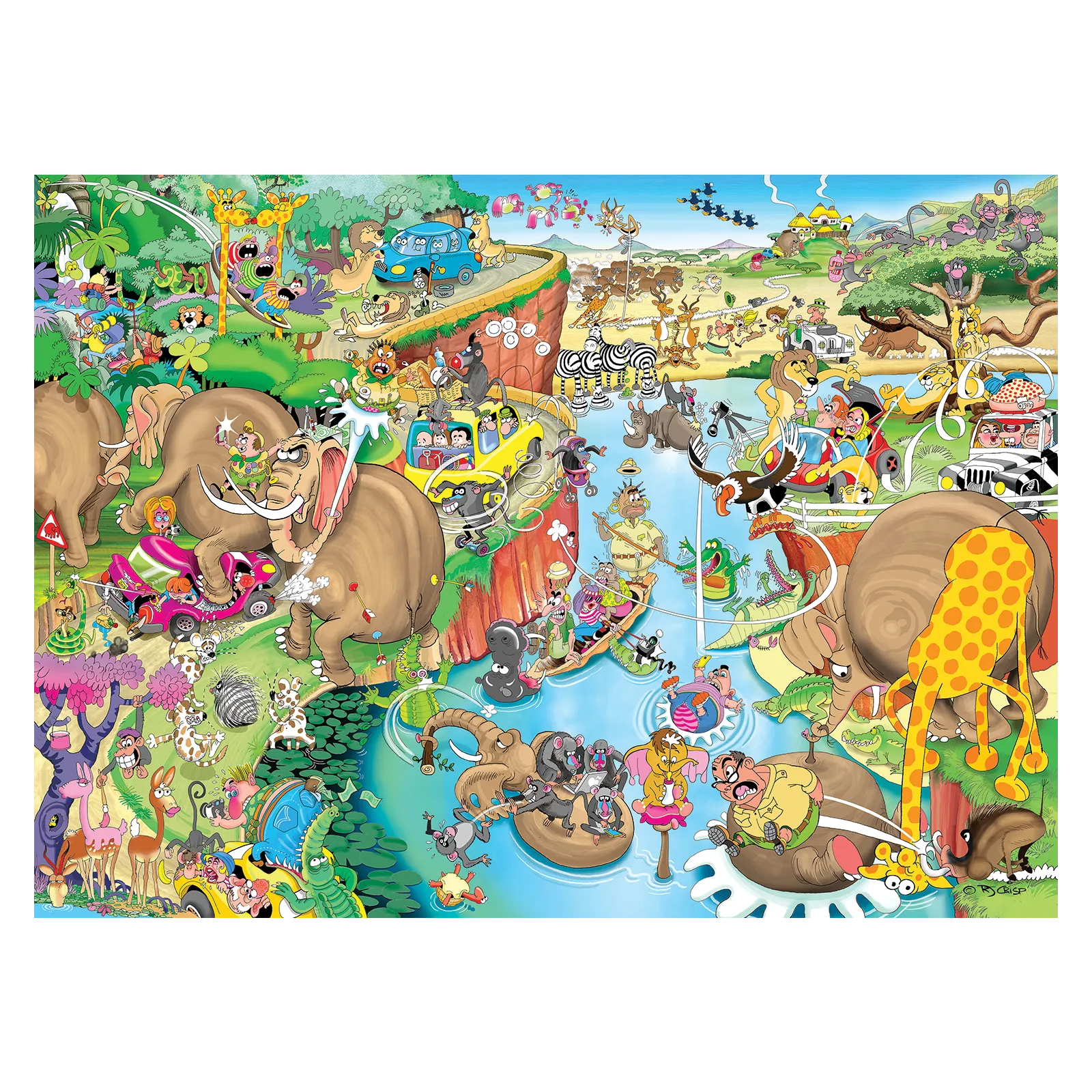 African Safari 1500 Piece Puzzle