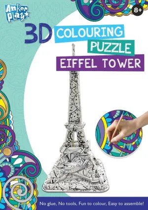 Anker Play 3D Colouring Puzzle Eiffel Tower