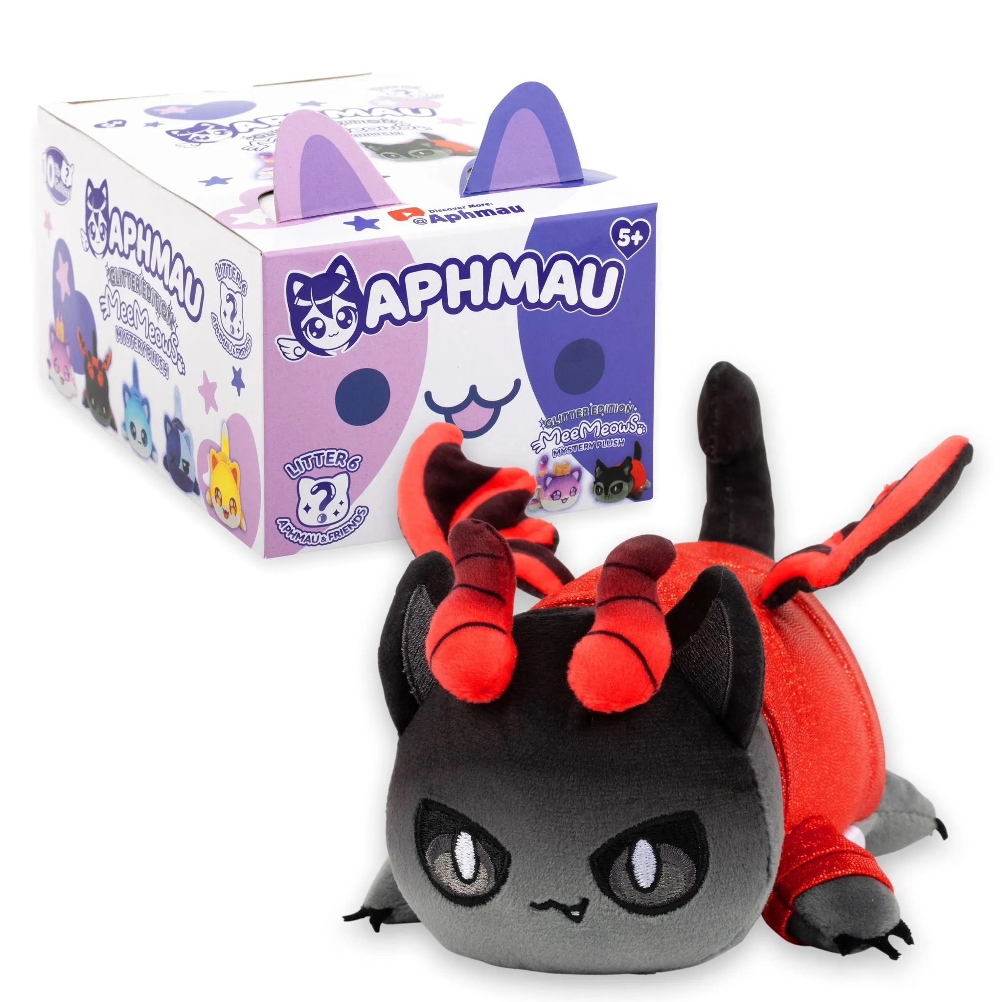 Aphmau MeeMeows Glitter Edition Series 6 Mystery 6 Inch Plush