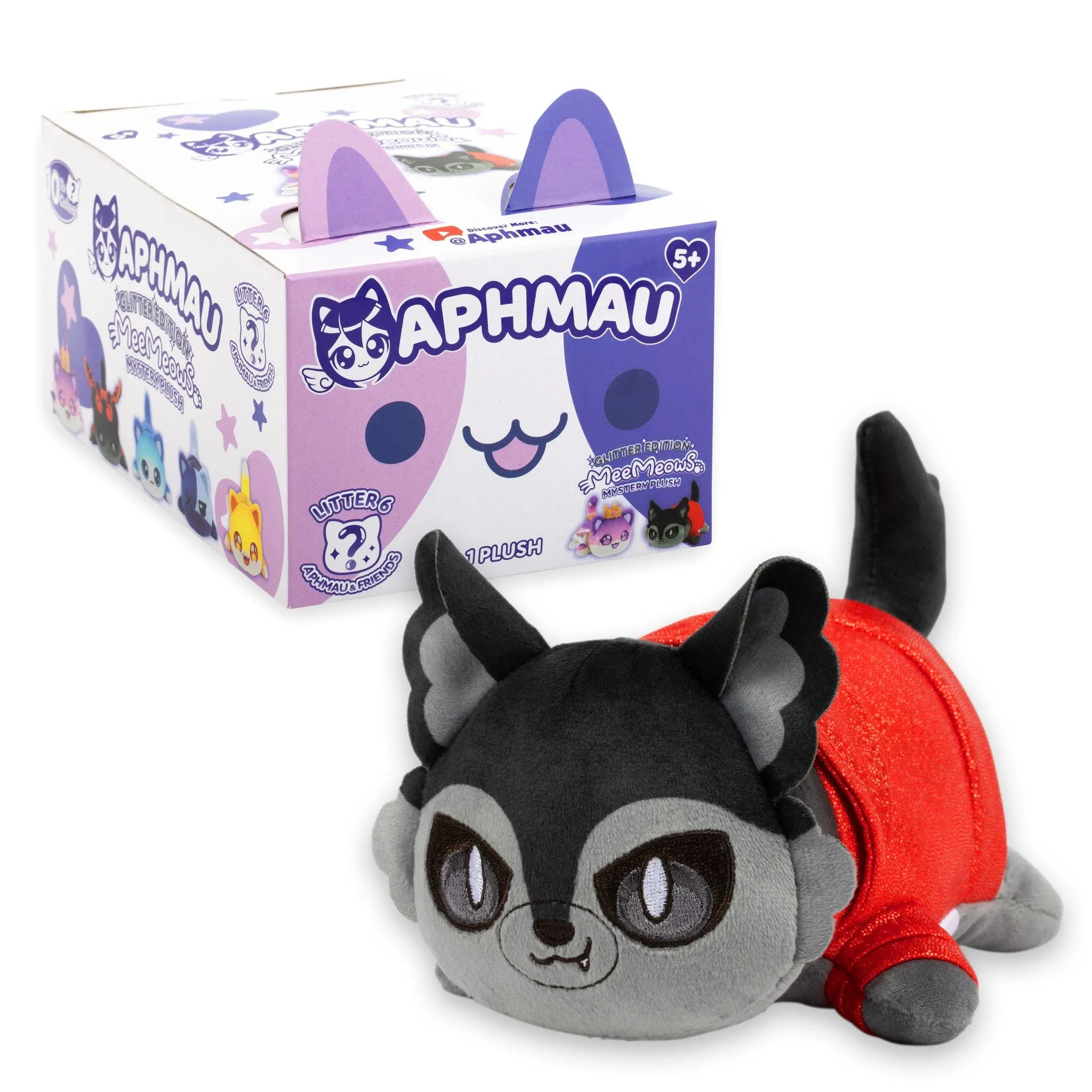 Aphmau MeeMeows Glitter Edition Series 6 Mystery 6 Inch Plush