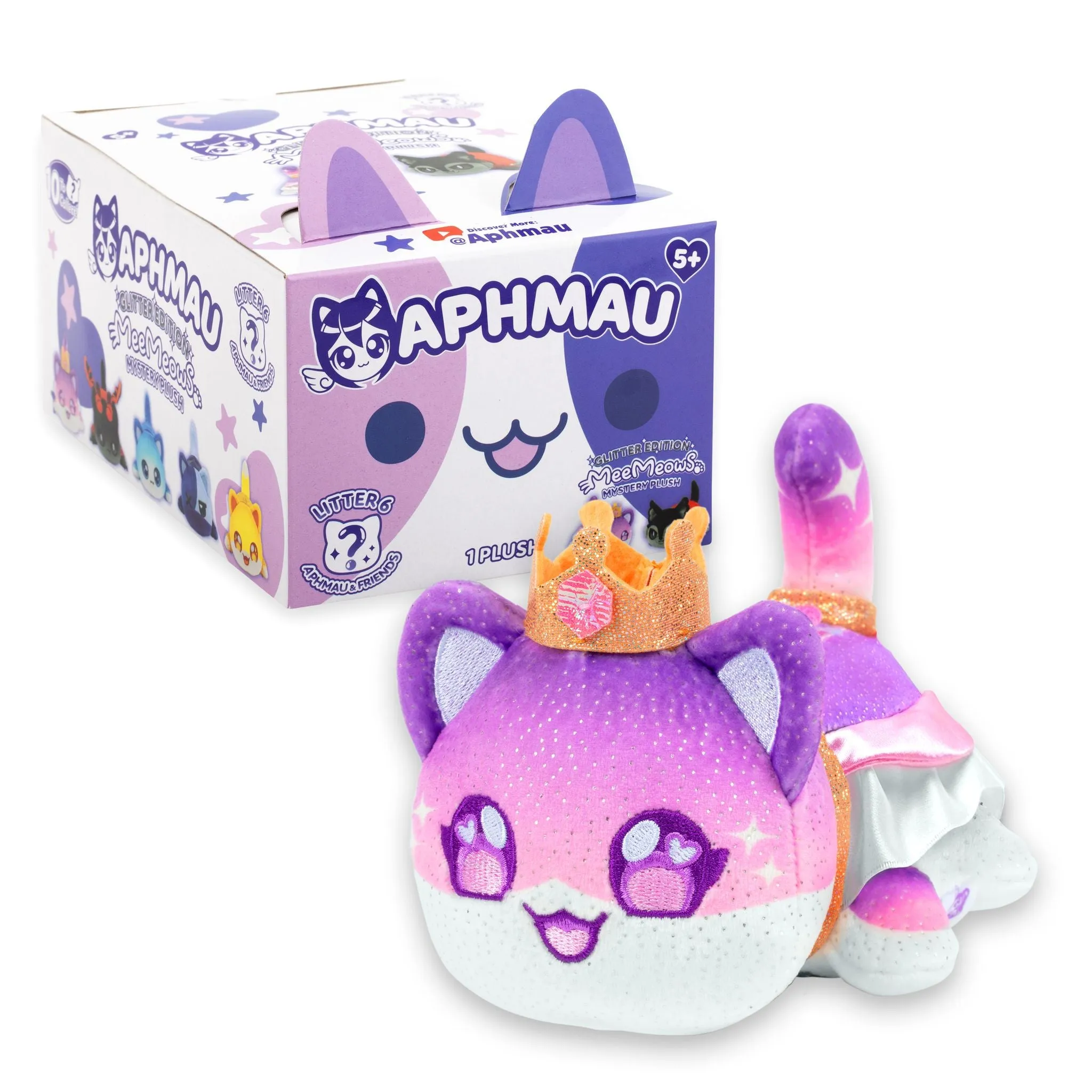 Aphmau MeeMeows Glitter Edition Series 6 Mystery 6 Inch Plush