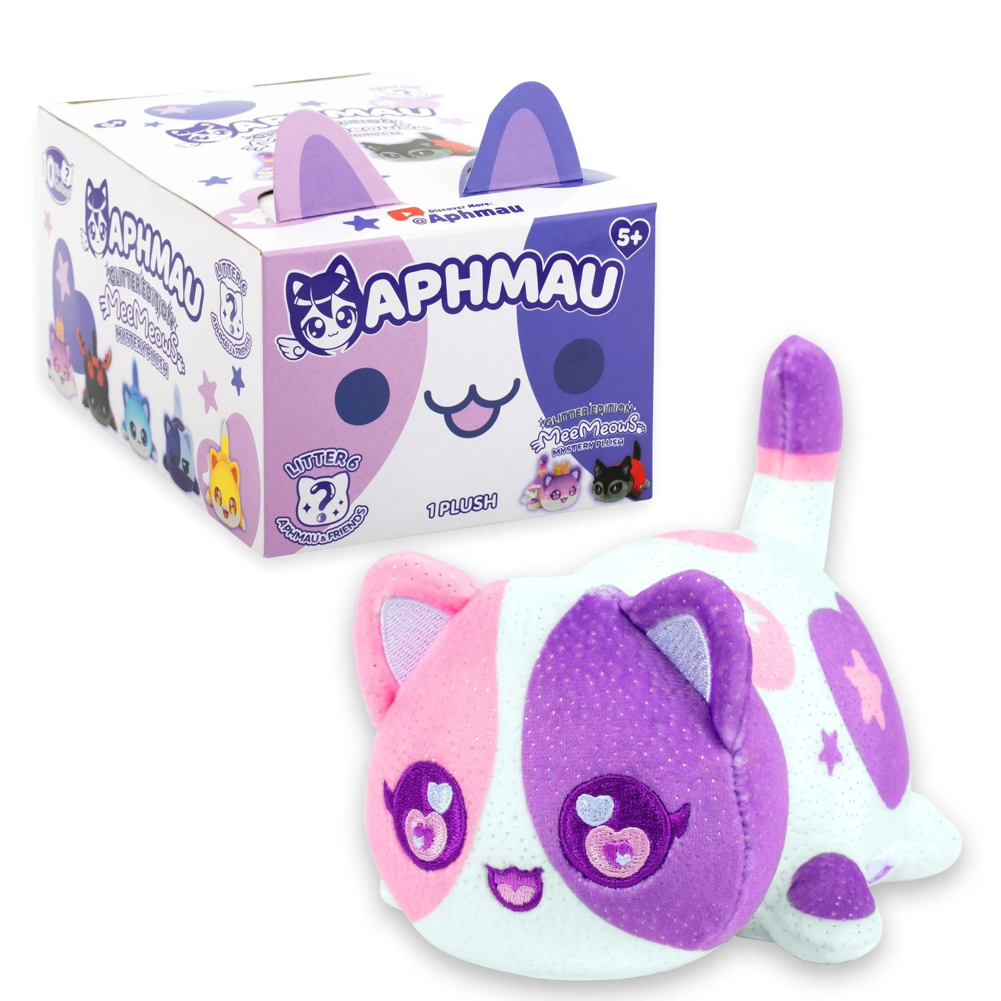 Aphmau MeeMeows Glitter Edition Series 6 Mystery 6 Inch Plush
