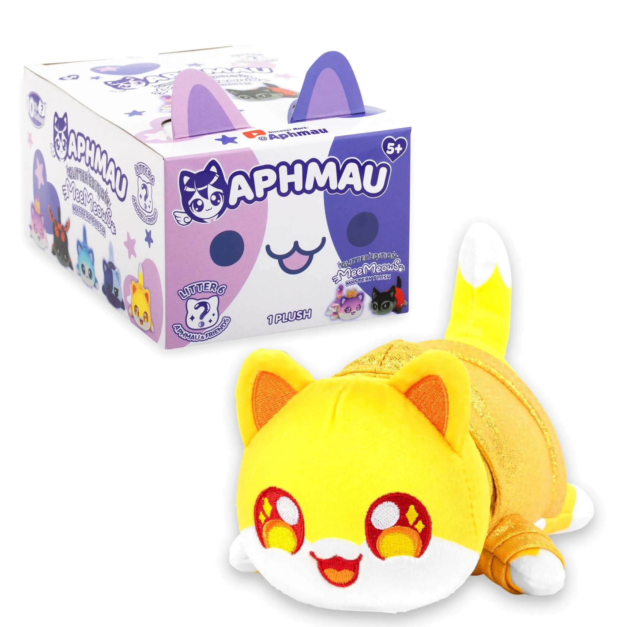Aphmau MeeMeows Glitter Edition Series 6 Mystery 6 Inch Plush