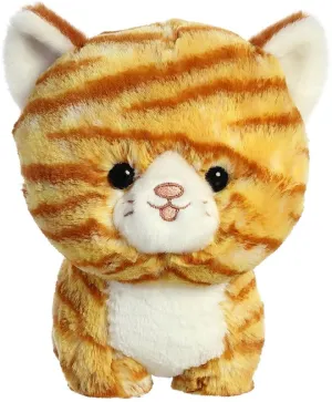 AURORA 17CM TEDDY PETS CAT ORANGE TABBY