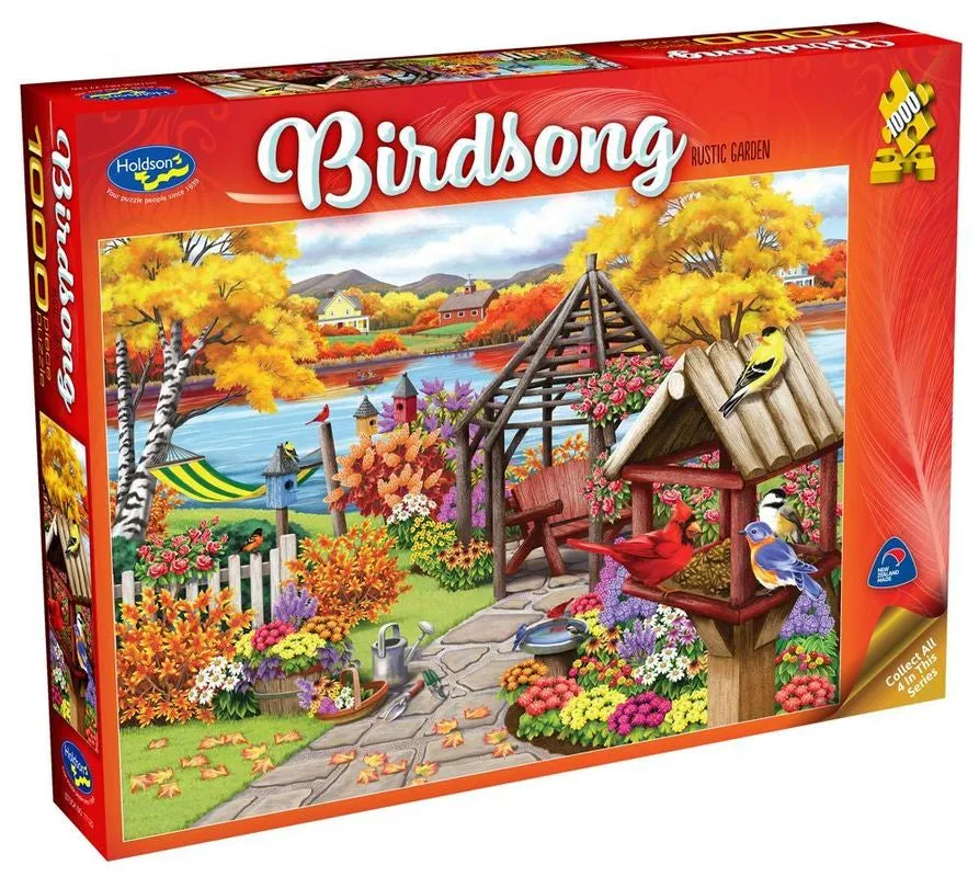 Birdsong Rustic Garden 1000 Piece Puzzle