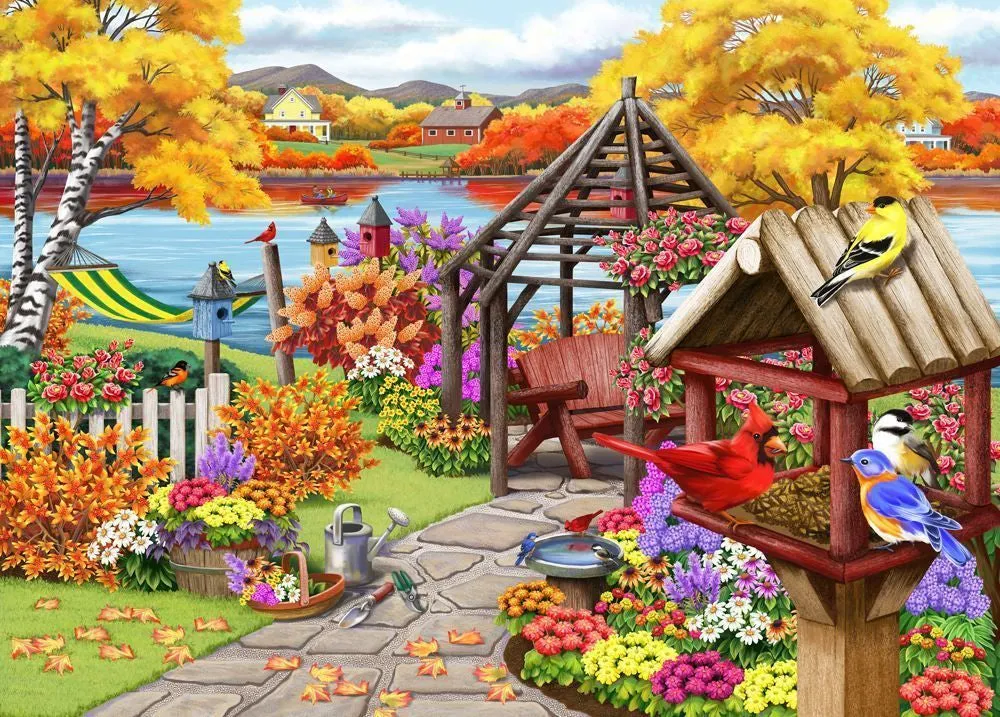 Birdsong Rustic Garden 1000 Piece Puzzle
