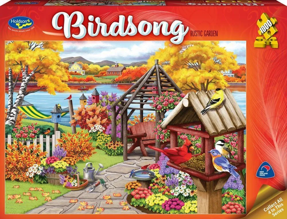 Birdsong Rustic Garden 1000 Piece Puzzle