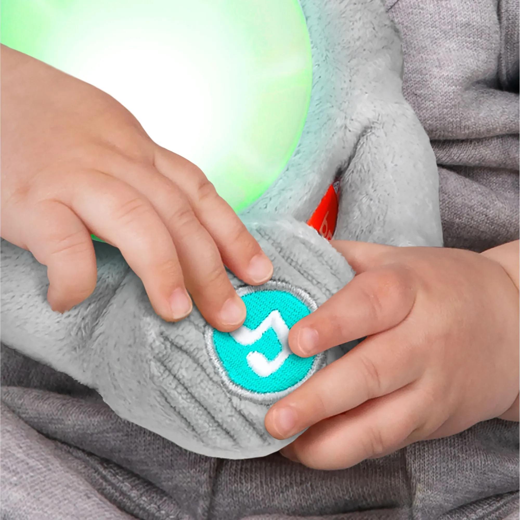 Bright Starts Hug-A-Bye Baby Light And Sound Elephant