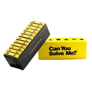 Can You Solve Me? 12 Tangram Puzzle Set