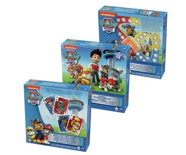 Cardinal PAW Patrol Puzzle And Game 3 Pack