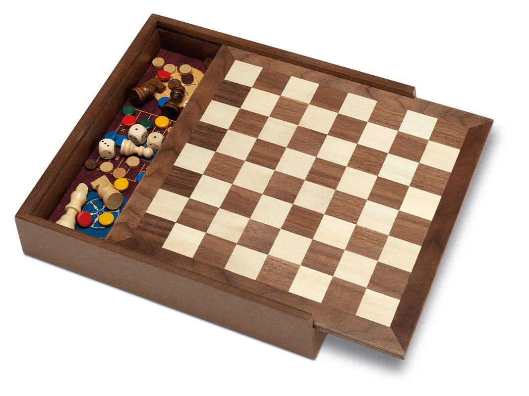 Cayro 5-In-1 Wooden Games Set