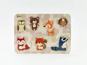 Classic World Forest Puzzle With Knobs