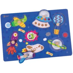 Classic World Space Puzzle With Knobs