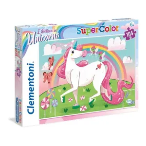 Clementoni I Believe In Unicorns 104 Piece Puzzle