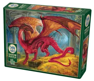 Cobble Hill 1000 Piece Puzzle Red Dragon's Treasure