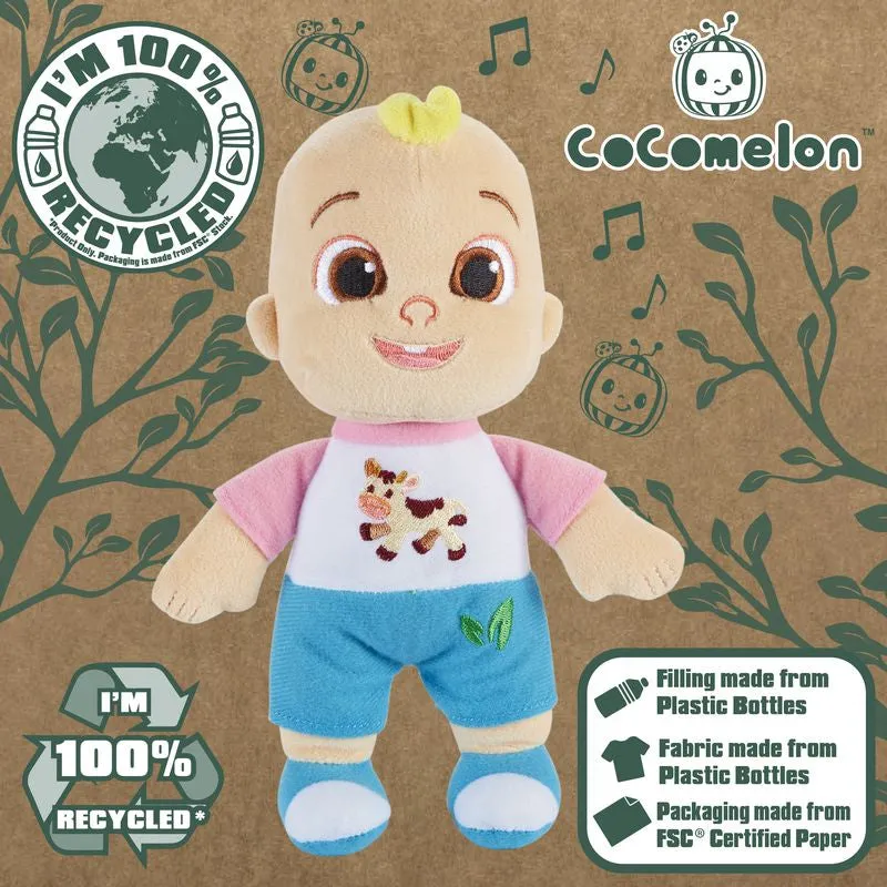 Cocomelon Eco Plush Jj With Cow T-Shirt