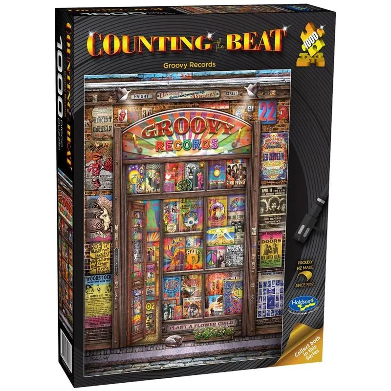 Counting The Beat Groovy Records 1000 Piece Puzzle