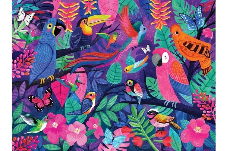 Croc Creek 500 Piece Puzzle Birds Of Paradise