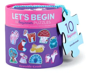 Croc Creek Canister Puzzle Lets Begin Unicorn 24Pc