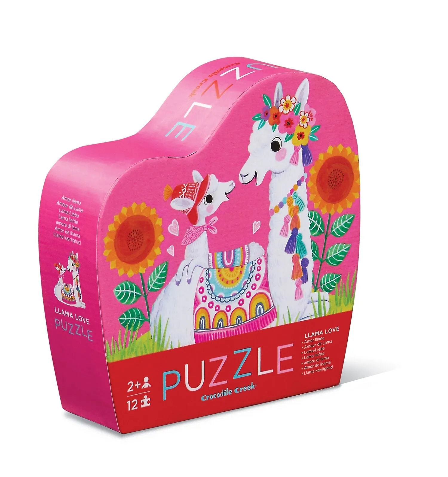 Crocodile Creek 12 Piece Mini Puzzle Llama Love