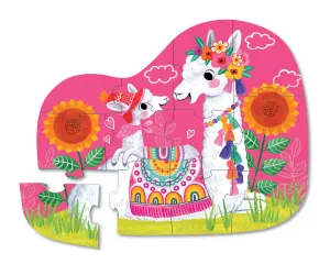 Crocodile Creek 12 Piece Mini Puzzle Llama Love