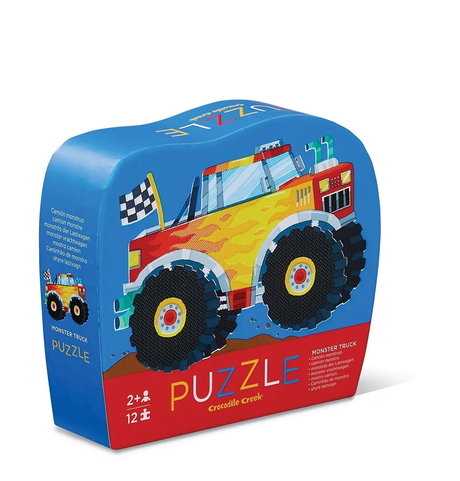 Crocodile Creek 12 Piece Mini Puzzle Monster Truck