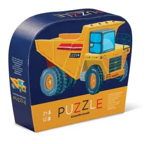Crocodile Creek 12 Piece Mini Shaped Puzzle Construction Zone