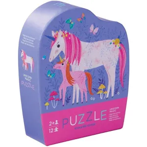 Crocodile Creek 12 Piece Mini Shaped Puzzle Unicorn Magic
