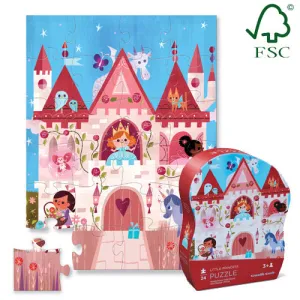 Crocodile Creek 24 Piece Mini Shaped Puzzle Little Princess