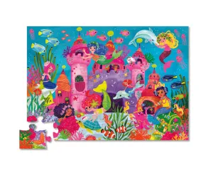 Crocodile Creek 36 Piece Floor Puzzle Mermaid Palace