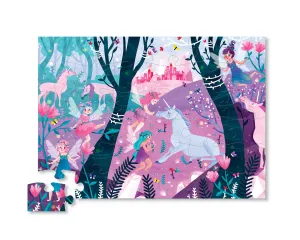 Crocodile Creek 36 Piece Floor Puzzle Unicorn Forest