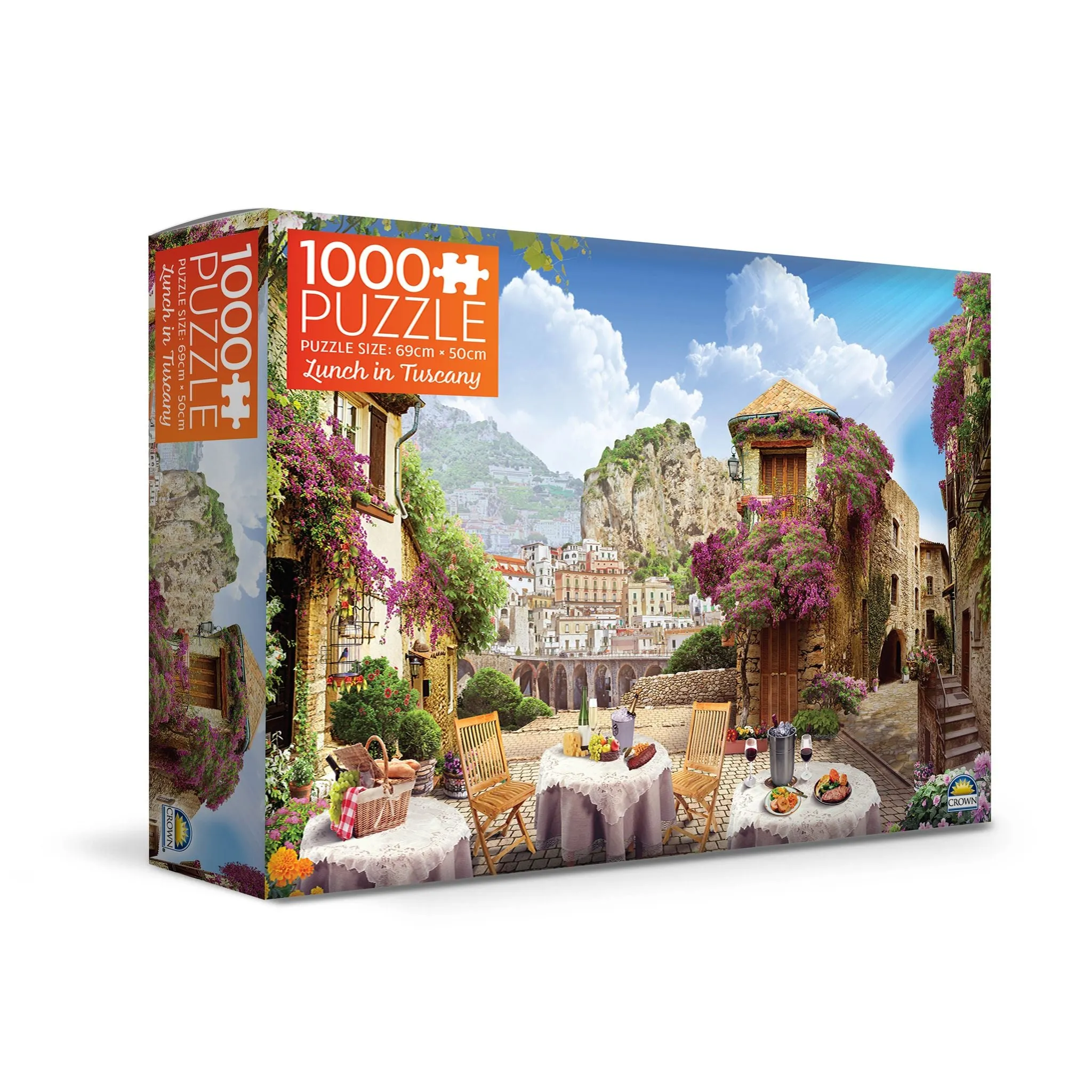 Crown Lunch In Tuscany 1000 Piece Puzzle