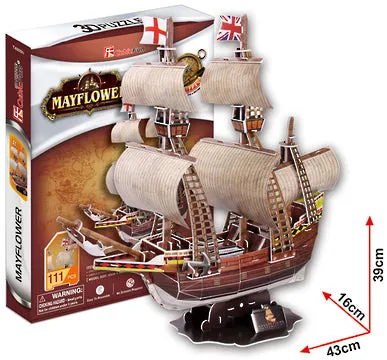 Cubic Fun 3D Puzzle Mayflower