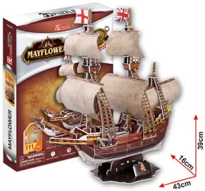 Cubic Fun 3D Puzzle Mayflower