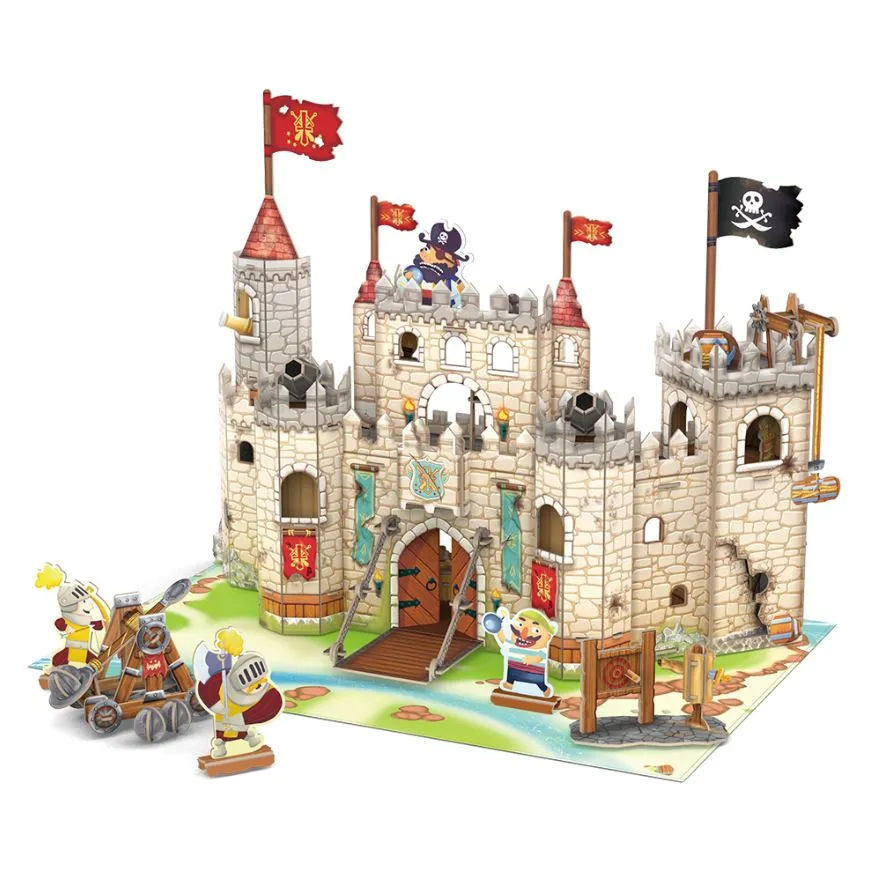 Cubic Fun 3D Puzzle Pirate Knight Castle