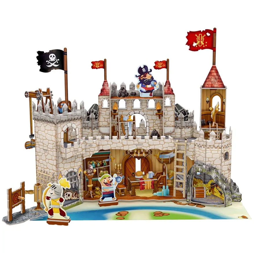 Cubic Fun 3D Puzzle Pirate Knight Castle