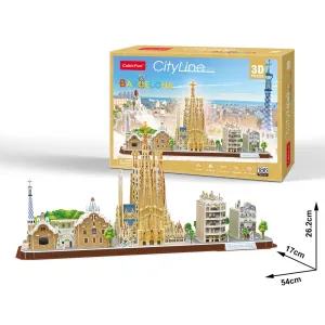 Cubic Fun City Line 3D Puzzle BaRCelona
