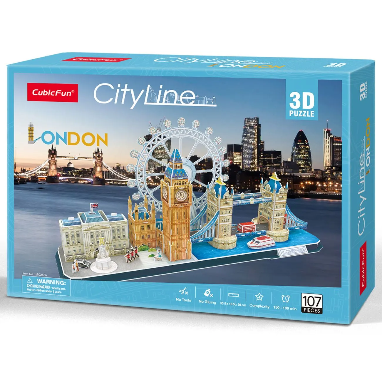 Cubic Fun City Line 3D Puzzle London