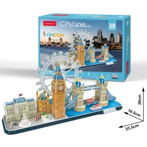 Cubic Fun City Line 3D Puzzle London