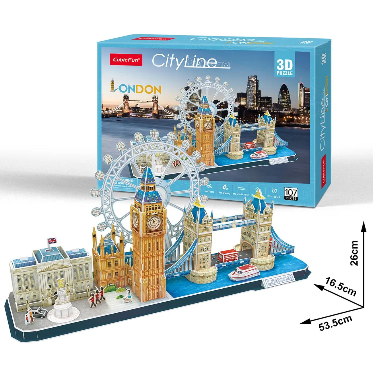 Cubic Fun City Line 3D Puzzle London