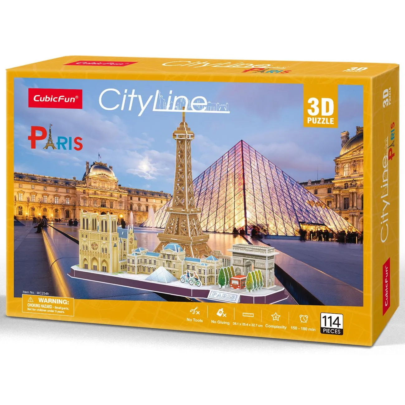 Cubic Fun City Line 3D Puzzle Paris