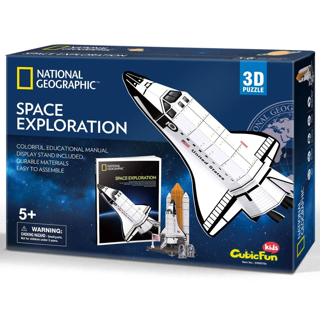 Cubic Fun National Geographic 3D Puzzle Space Exploration