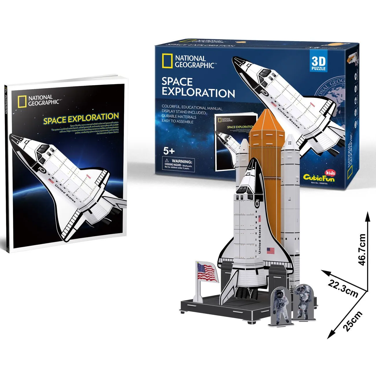 Cubic Fun National Geographic 3D Puzzle Space Exploration