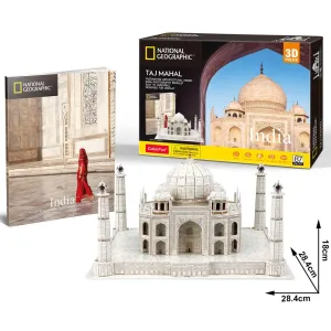 Cubic Fun National Geographic 3D Puzzle Taj Mahal India