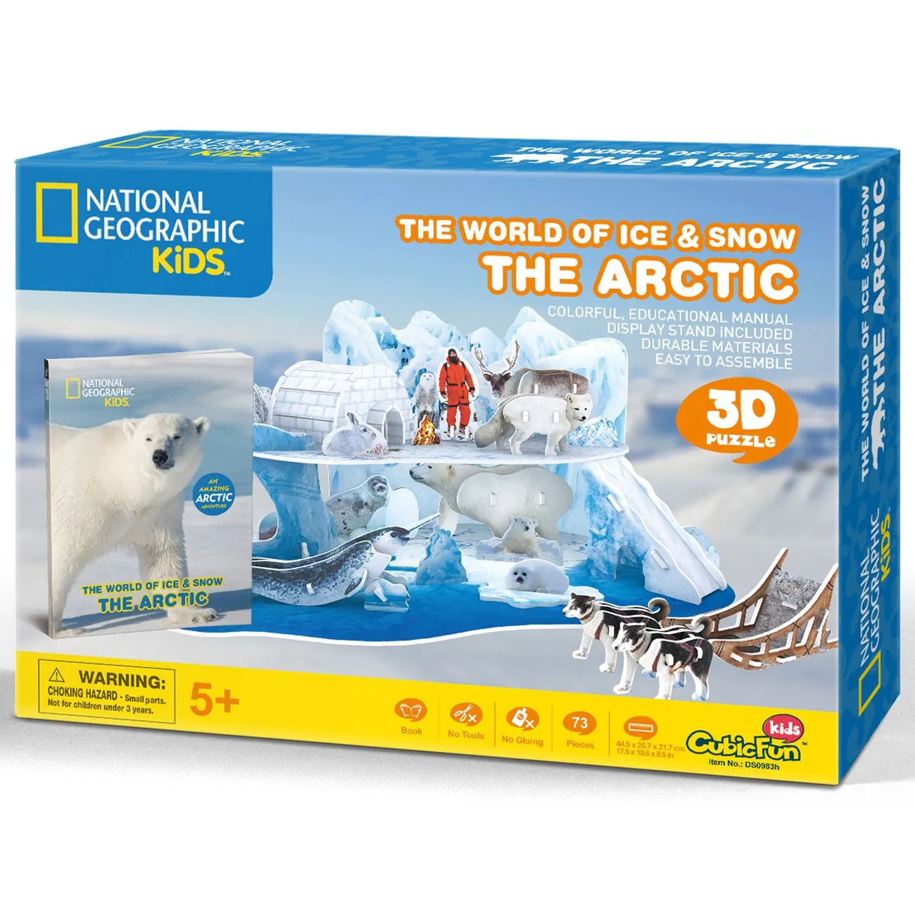 Cubic Fun National Geographic 3D Puzzle The World Of Ice & Snow The ARCtic