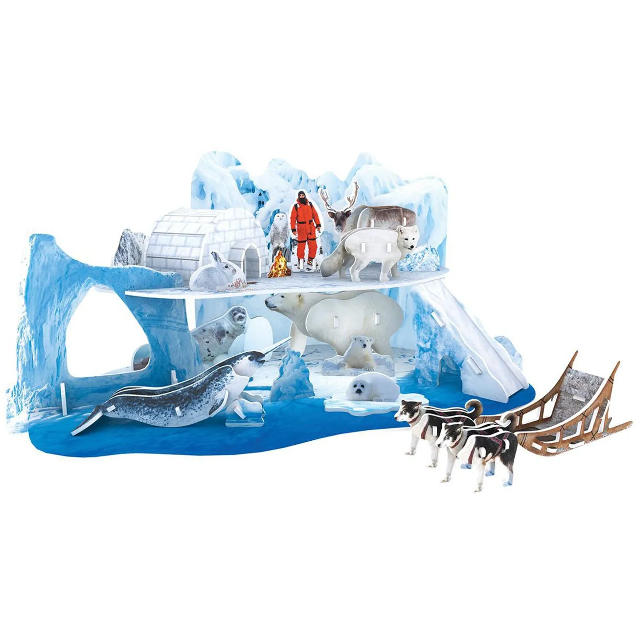 Cubic Fun National Geographic 3D Puzzle The World Of Ice & Snow The ARCtic